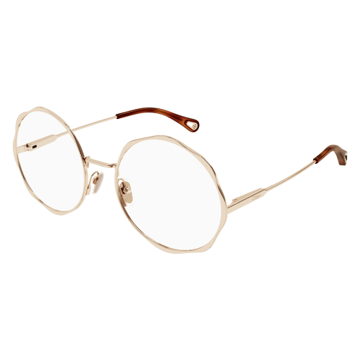 Chloé Frau Asian Smart Fitting GOLD METALL CH0185O Italien - Farbcode 005
