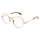 Chloé Frau Asian Smart Fitting GOLD METALL CH0179O Italien - Farbcode 003