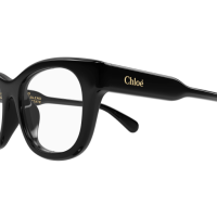 Chloé Frau Asian Fitting SCHWARZ RECYCLED ACETATE CH0157OA Italien