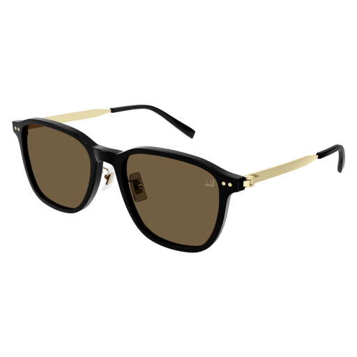 Dunhill Mann Asian Fitting SCHWARZ RECYCLED ACETATE DU0070SA Japan - Farbcode 002