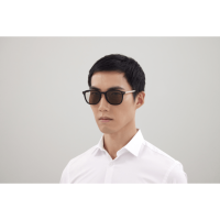 Dunhill Mann Asian Fitting SCHWARZ RECYCLED ACETATE DU0070SA Japan - Farbcode 002