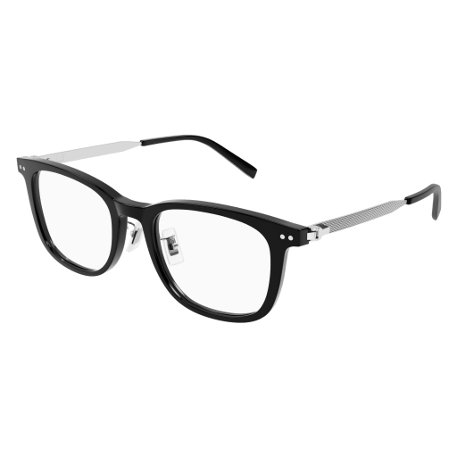 Dunhill Mann Asian Fitting SCHWARZ RECYCLED ACETATE DU0072OA Japan - Farbcode 005