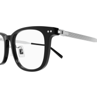 Dunhill Mann Asian Fitting SCHWARZ RECYCLED ACETATE DU0072OA Japan - Farbcode 005