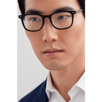 Dunhill Mann Asian Fitting SCHWARZ RECYCLED ACETATE DU0072OA Japan - Farbcode 001