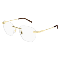Dunhill Mann Asian Smart Fitting GOLD METALL DU0066O...