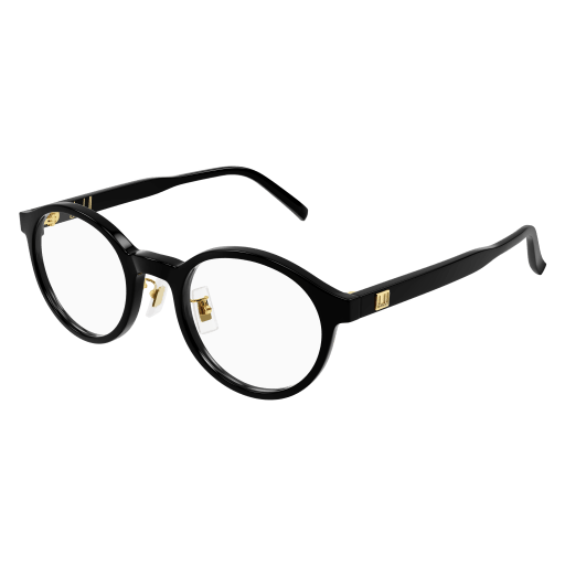 Dunhill Mann Asian Fitting SCHWARZ RECYCLED ACETATE DU0053OA Japan - Farbcode 001