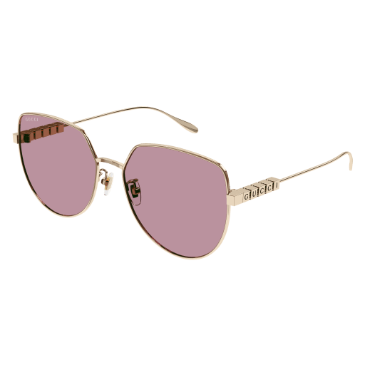 Gucci Frau Asian Fitting GOLD METALL GG1435SA Italien - Farbcode 003