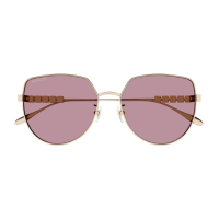 Gucci Frau Asian Fitting GOLD METALL GG1435SA Italien - Farbcode 003