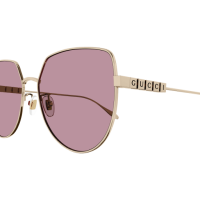 Gucci Frau Asian Fitting GOLD METALL GG1435SA Italien - Farbcode 003