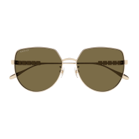 Gucci Frau Asian Fitting GOLD METALL GG1435SA Italien -...