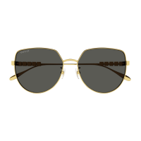 Gucci Frau Asian Fitting GOLD METALL GG1435SA Italien - Farbcode 001