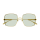 Gucci Frau Asian Smart Fitting GOLD METALL GG1434S Italien - Farbcode 003