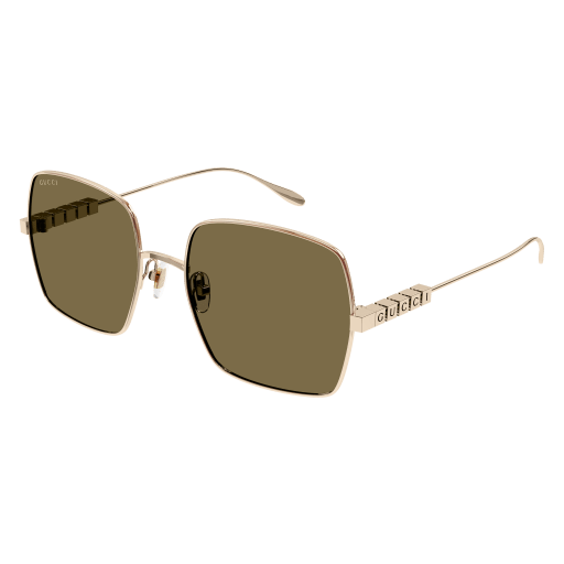 Gucci Frau Asian Smart Fitting GOLD METALL GG1434S Italien - Farbcode 002