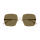 Gucci Frau Asian Smart Fitting GOLD METALL GG1434S Italien - Farbcode 002