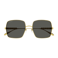 Gucci Frau Asian Smart Fitting GOLD METALL GG1434S Italien - Farbcode 001