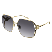 Gucci Frau Asian Fitting GOLD METALL GG1322SA Japan -...