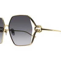 Gucci Frau Asian Fitting GOLD METALL GG1322SA Japan - Farbcode 001