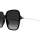 Gucci Frau Asian Fitting SCHWARZ RECYCLED ACETATE GG1267SA Italien