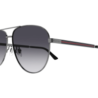 Gucci Mann Asian Fitting RUTHENIUM METALL GG1233SA Japan