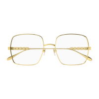 Gucci Frau Asian Smart Fitting GOLD METALL GG1434O Italien - Farbcode 001