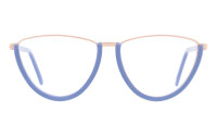 Andy Wolf Frame 5128 Col. 04 Metal/Acetate Blue