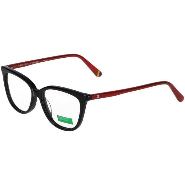 BENETTON 1076 001 Damen Vollrand Schwarz