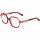 BENETTON 1109 200 Damen Vollrand Rot
