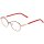 BENETTON 4008 287 Damen Vollrand Rot