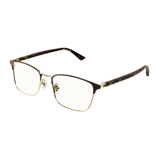 Gucci Mann Asian Fitting BRAUN METALL GG1124OA Japan
