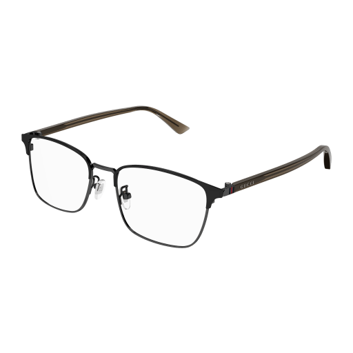 Gucci Mann Asian Fitting SCHWARZ METALL GG1124OA Japan