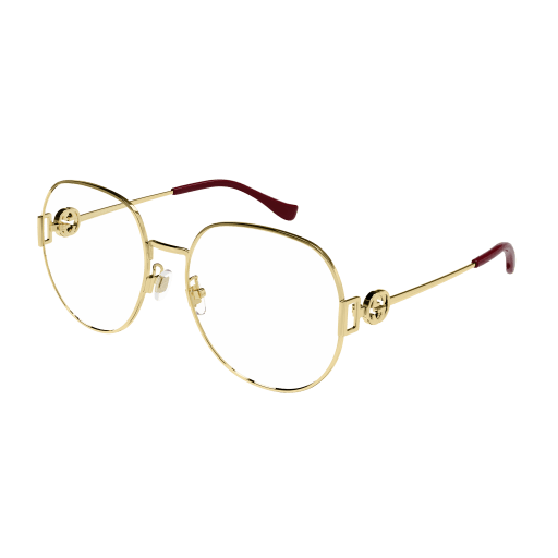 Gucci Frau Asian Smart Fitting GOLD METALL GG1208O Japan