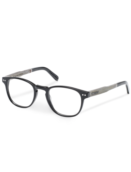 WOODFELLAS Wood/Acetate Optical Sendling 10931 Holz/Acetat chalk oak/black