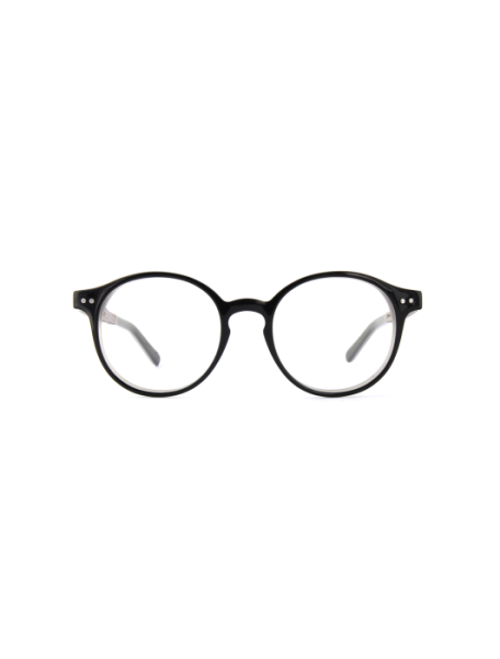 WOODFELLAS Wood/Acetate Optical Solln Premium 10935 Holz/Acetat chalk oak/blk white