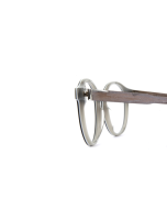 WOODFELLAS Wood/Acetate Optical Solln Premium 10935 Holz/Acetat chalk oak/blk white