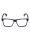 WOODFELLAS Wood/Acetate Optical Waldau 10941 Holz/Acetat black oak