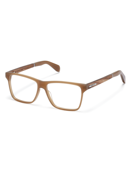 WOODFELLAS Wood/Acetate Optical Waldau 10941 Holz/Acetat zebrano