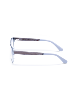 WOODFELLAS Wood/Titanium Optical Wallenburg 10967 Holz/Titan chalk oak/silver matte