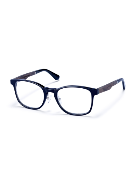 WOODFELLAS Wood/Acetate Optical Friedenfels 10975 Holz/Acetat black oak/black
