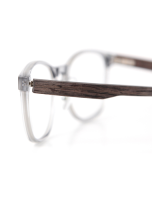 WOODFELLAS Wood/Acetate Optical Friedenfels 10975 Holz/Acetat black oak/crystal grey