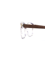WOODFELLAS Wood/Acetate Optical Rosenberg Premium 10993 Holz/Acetate macassar/smoked grey