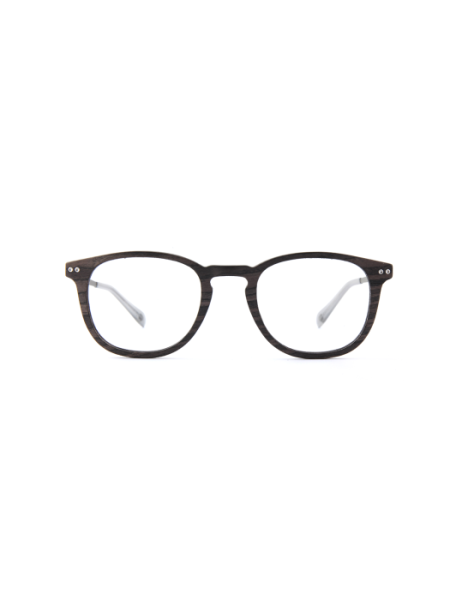 WOODFELLAS Wood Optical Bogenhausen Air 10997 Holz/Edelstahl black oak