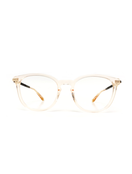 WOODFELLAS Wood/Acetate Optical Pfersee 11002 Holz/Acetat curled/crystal gold