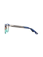 WOODFELLAS Wood/Acetate Optical Pfersee 11002 Holz/Acetat walnut/blue