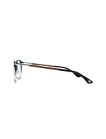 WOODFELLAS Wood/Acetate Optical Pfersee 11002 Holz/Acetat macassar/black