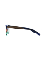 WOODFELLAS Wood/Acetate Optical Marzoll Premium 11014 Holz/Acetat walnut/blue