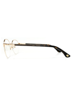WOODFELLAS Halfrim Titanium Optical Cloudburst 11017 Holz/Titan curled/gold shiny