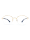 WOODFELLAS Halfrim Titanium Optical Cloudburst 11017 Holz/Titan curled/gold shiny