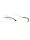 WOODFELLAS Halfrim Titanium Optical Cloudburst 11017 Holz/Titan curled/gold shiny