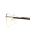 WOODFELLAS Halfrim Titanium Optical Cloudburst 11017 Holz/Titan curled/gold shiny