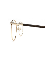 WOODFELLAS Titanium Optical Ethereal 11018 Holz/Titan curled/gold shiny